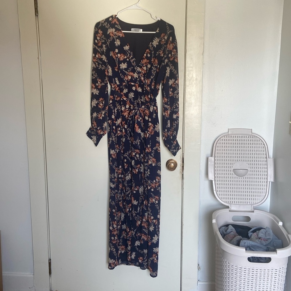 Floral sheer Maxi dress